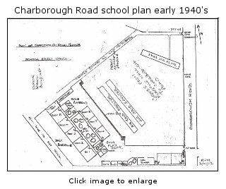 School plan for 1940s drawn from memory by a former pupil